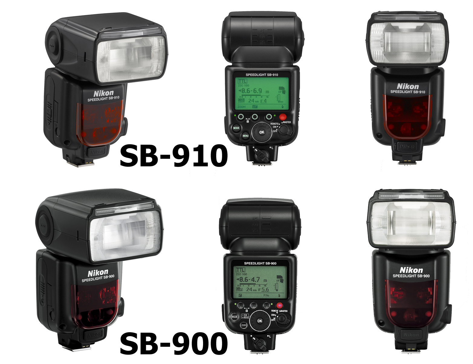 Nikon SB-910 and SB-900 side-by-side - Lumenatic.com