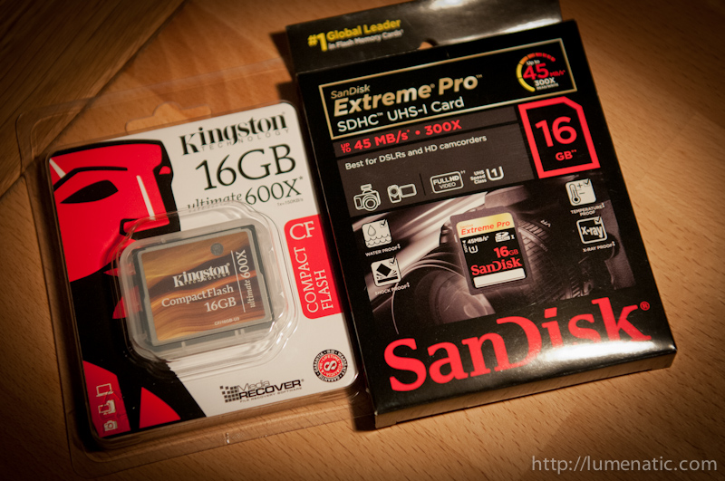 Memory cards – can’t get enough…